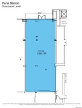 PENN STATION, New York, NY for lease Floor Plan- Image 1 of 2