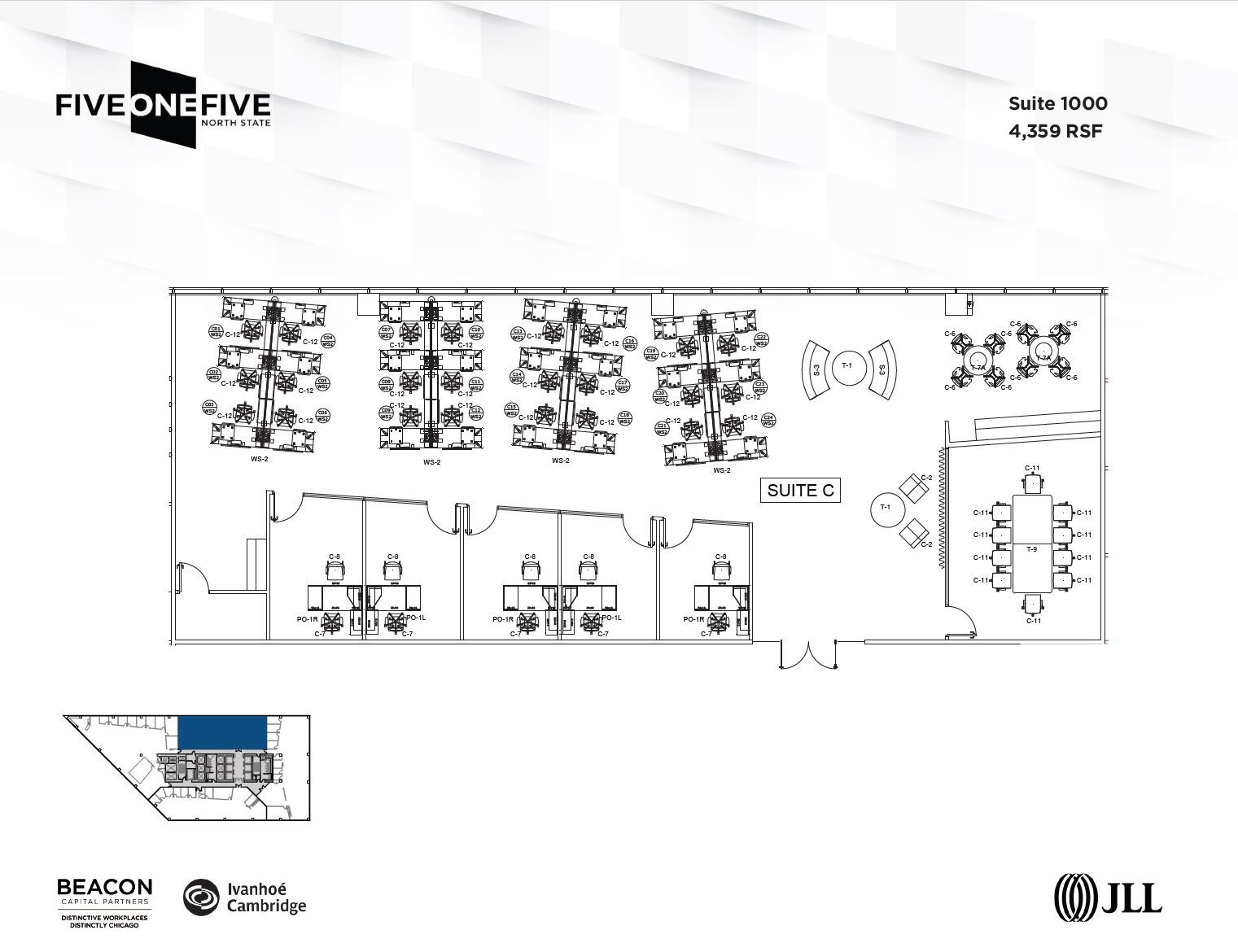 515 N State St, Chicago, IL for lease Floor Plan- Image 1 of 1