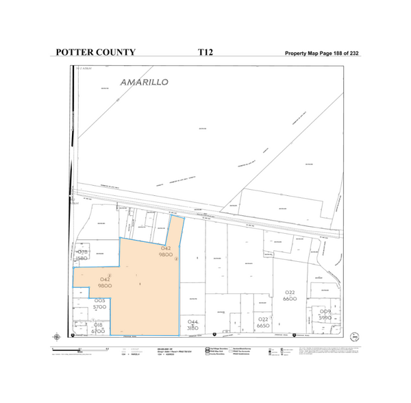 715 S Lakeside Dr, Amarillo, TX for sale - Plat Map - Image 1 of 1