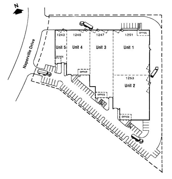 1243-1253 Naperville Dr, Romeoville, IL for lease - Other - Image 2 of 10