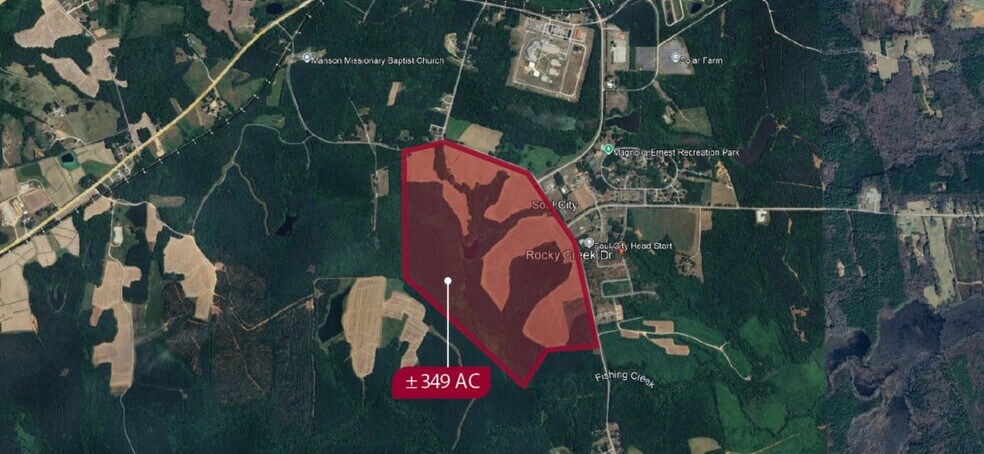 Manson Axtell Rd, Manson, NC for sale - Aerial - Image 2 of 2