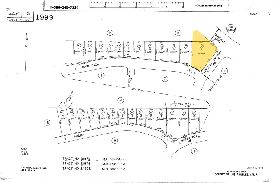 1800 W Garvey Ave, Monterey Park, CA for sale - Plat Map - Image 1 of 1