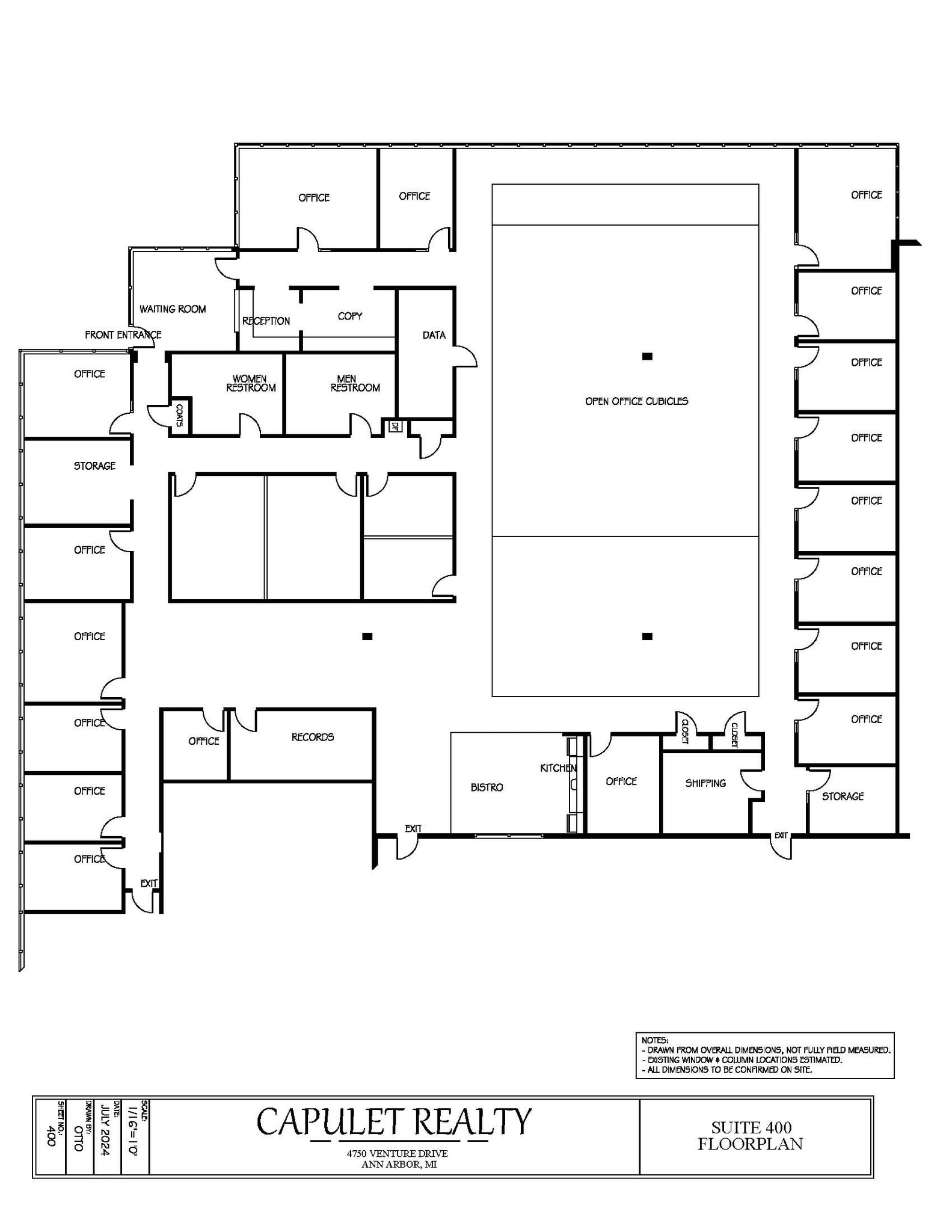 4750 Venture Dr, Ann Arbor, MI for lease Floor Plan- Image 1 of 18