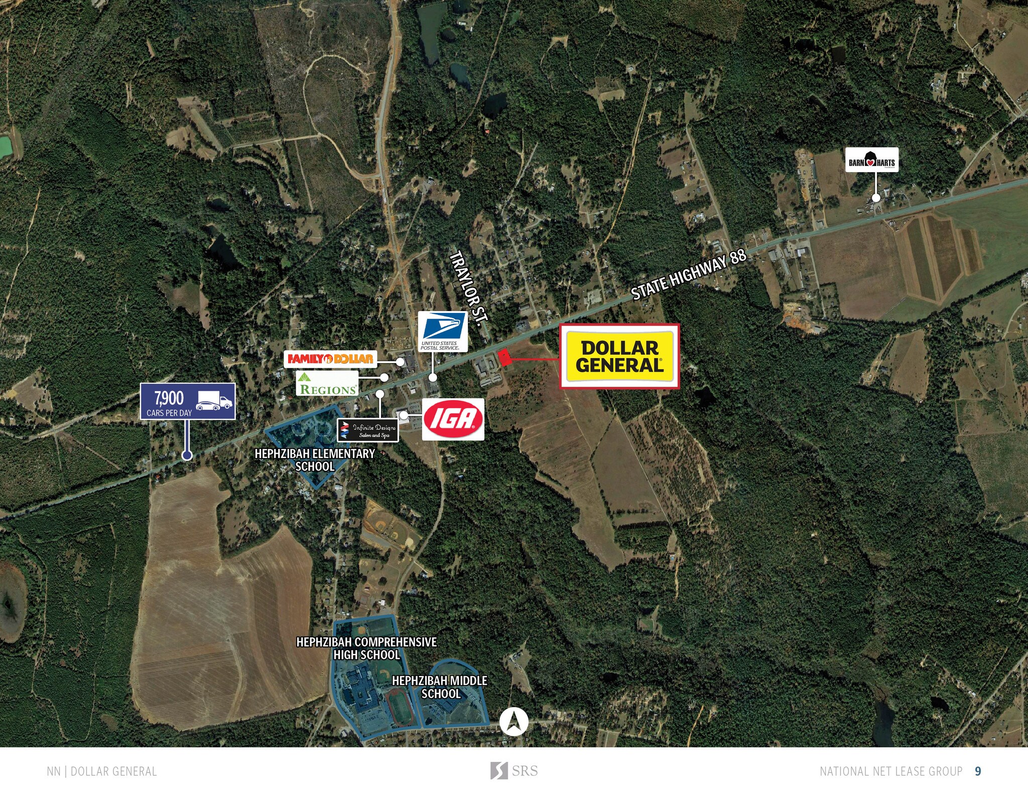 2464 Highway 88, Hephzibah, GA 30815 Dollar General