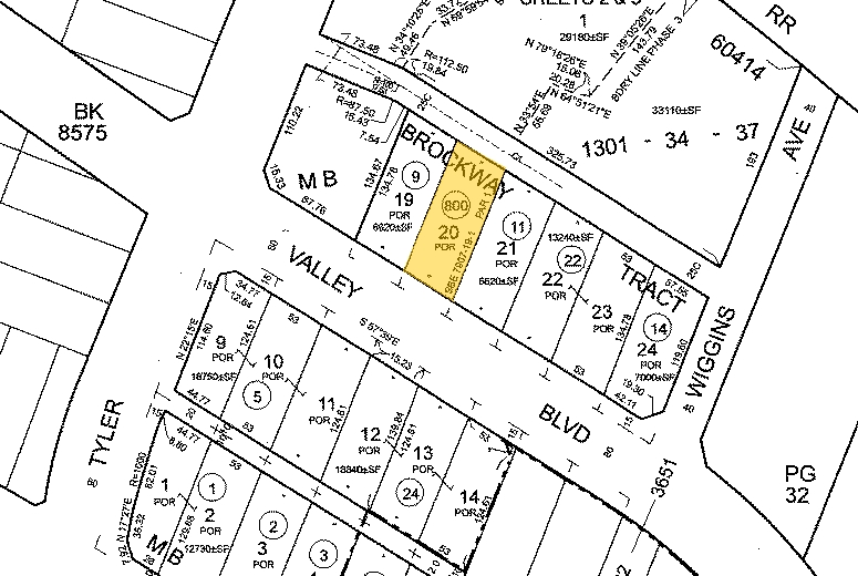 11025 Valley Blvd, El Monte, CA for lease - Plat Map - Image 3 of 5