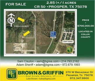 More details for 12880 County Road 970, Prosper, TX - Land for Sale