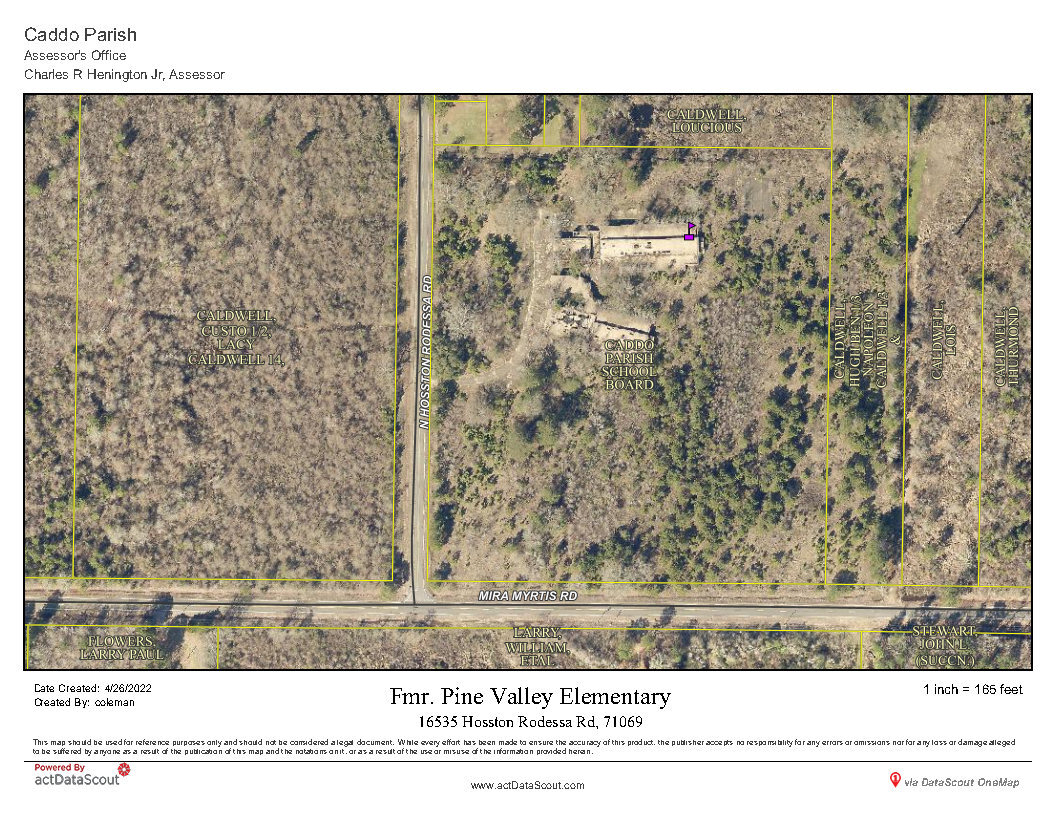 16535 Hosston Rodessa, Rodessa, LA for sale Site Plan- Image 1 of 2