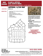 4445 N Mesa St, El Paso, TX for lease Floor Plan- Image 1 of 37