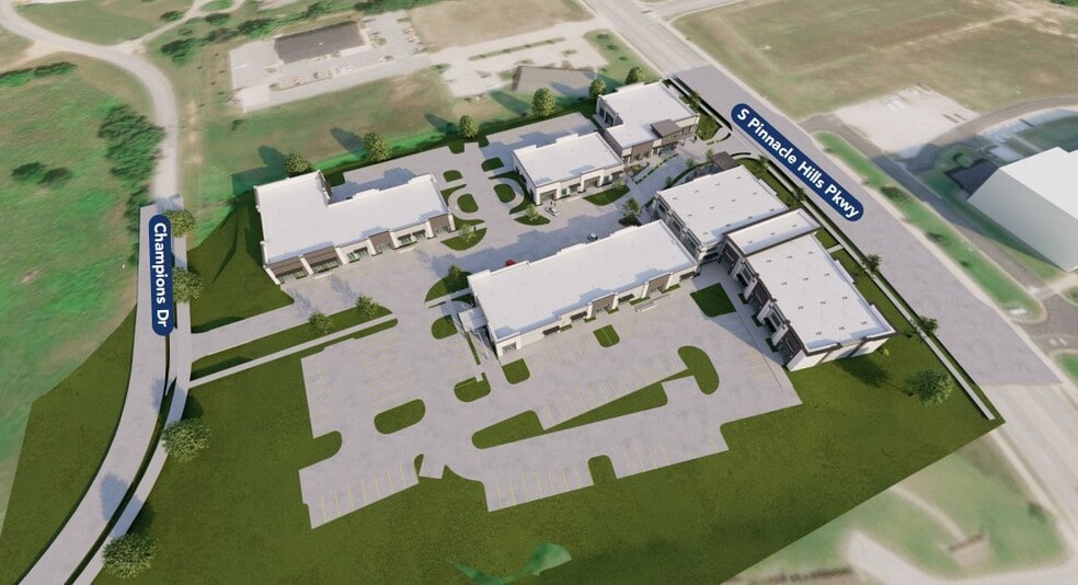 4902 W Pleasant Dr, Rogers, AR for lease - Aerial - Image 2 of 6