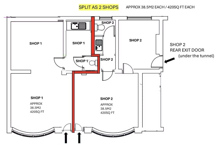 114-114A Bentley Rd, Doncaster for lease Floor Plan- Image 1 of 1