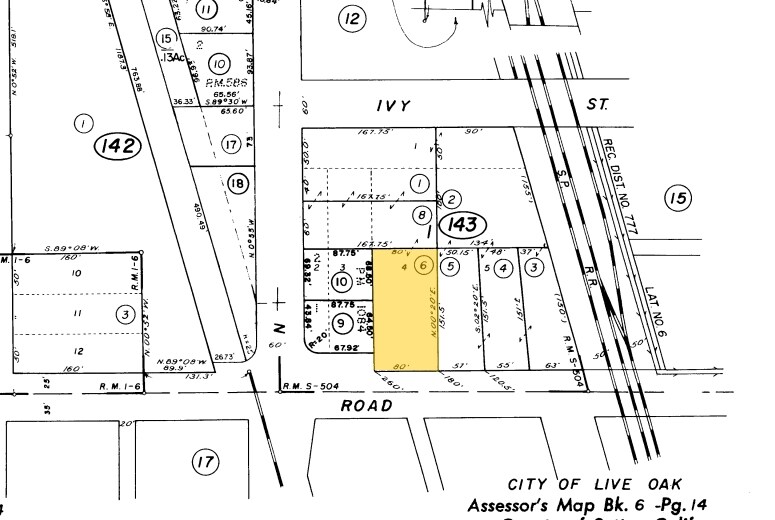 2671 Pennington Rd, Live Oak, CA for sale Plat Map- Image 1 of 3