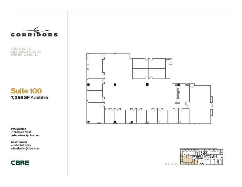 2651 Warrenville Rd, Downers Grove, IL for lease Floor Plan- Image 1 of 2