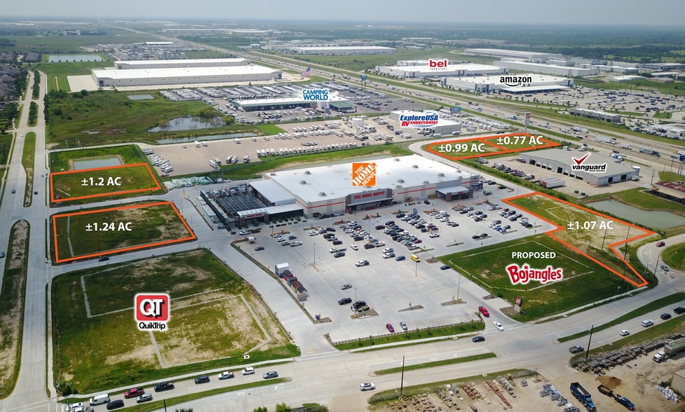 0 Cane Island Pky & Kingsland Blvd, Katy, TX for lease - Aerial - Image 2 of 3