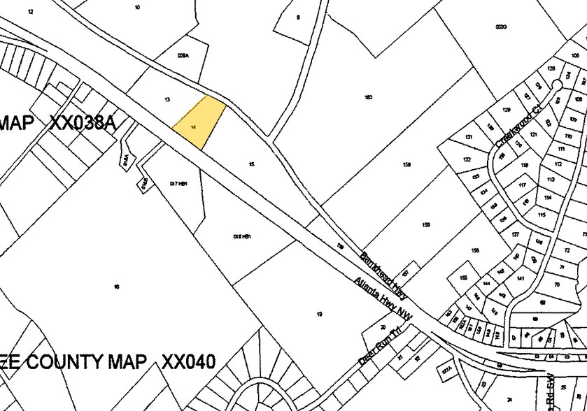 974 Bankhead Hwy, Winder, GA for sale - Plat Map - Image 1 of 1