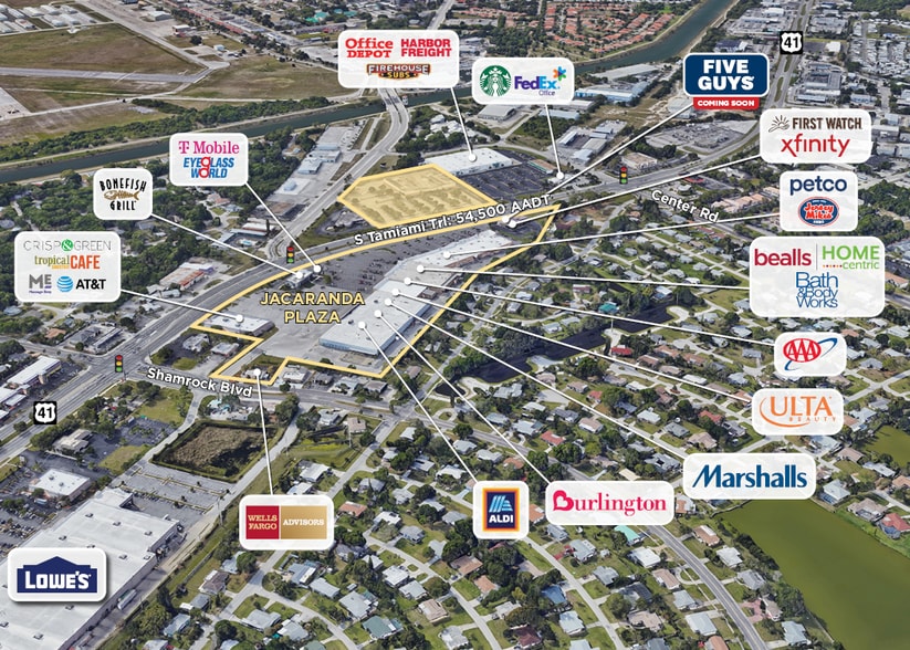 1590 US Highway 41 S, Venice, FL for lease - Aerial - Image 2 of 2