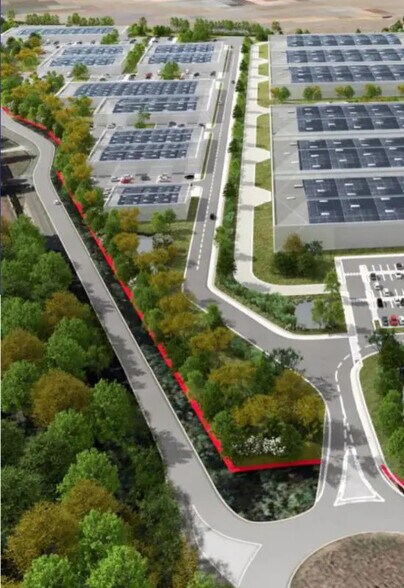 Office in Réau for lease - Aerial - Image 3 of 4