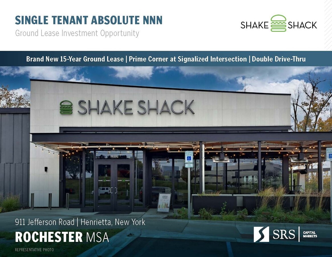 911 Jefferson Rd, Rochester, NY 14623 Shake Shack New 15yr Corp Abs