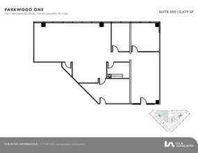 10077 Grogans Mill Rd, The Woodlands, TX for lease Floor Plan- Image 1 of 1