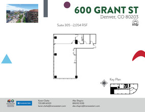 600 Grant St, Denver, CO for lease Floor Plan- Image 2 of 2