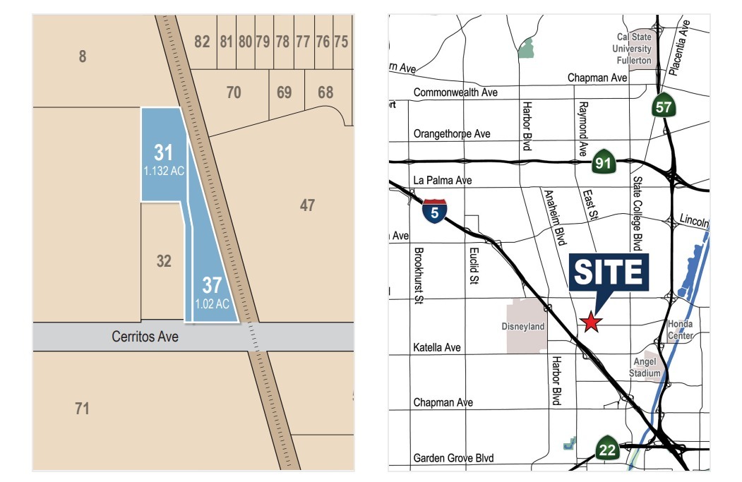 501 E Cerritos Ave, Anaheim, CA for lease Site Plan- Image 1 of 1