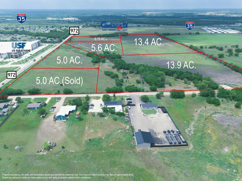 County Road 972, Georgetown, TX for sale - Aerial - Image 2 of 6