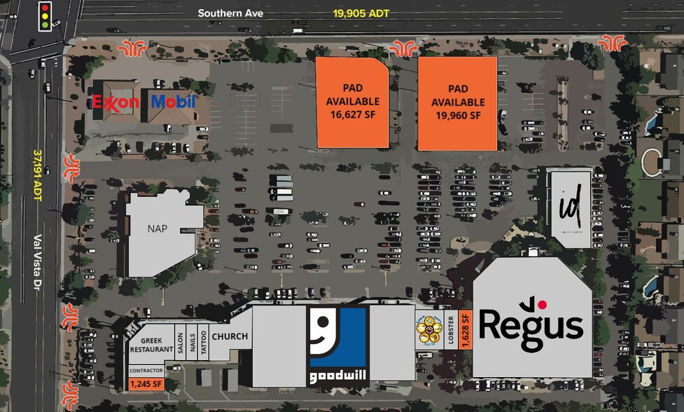 SEC Val Vista Dr & Southern Ave, Mesa, AZ for lease - Building Photo - Image 1 of 3