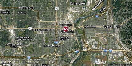 613 S 16th St, Omaha, NE - AERIAL  map view - Image1
