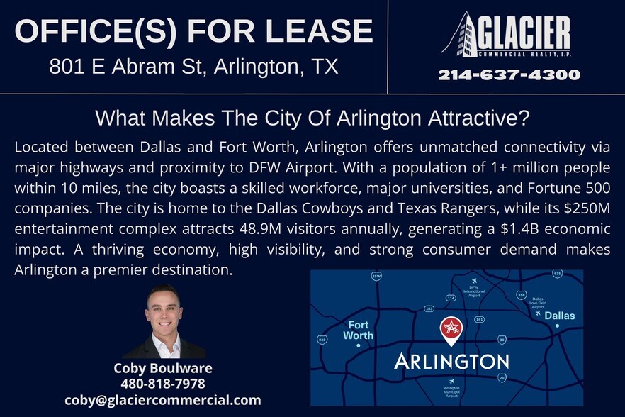 801 E Abram St, Arlington, TX for lease - Building Photo - Image 3 of 3