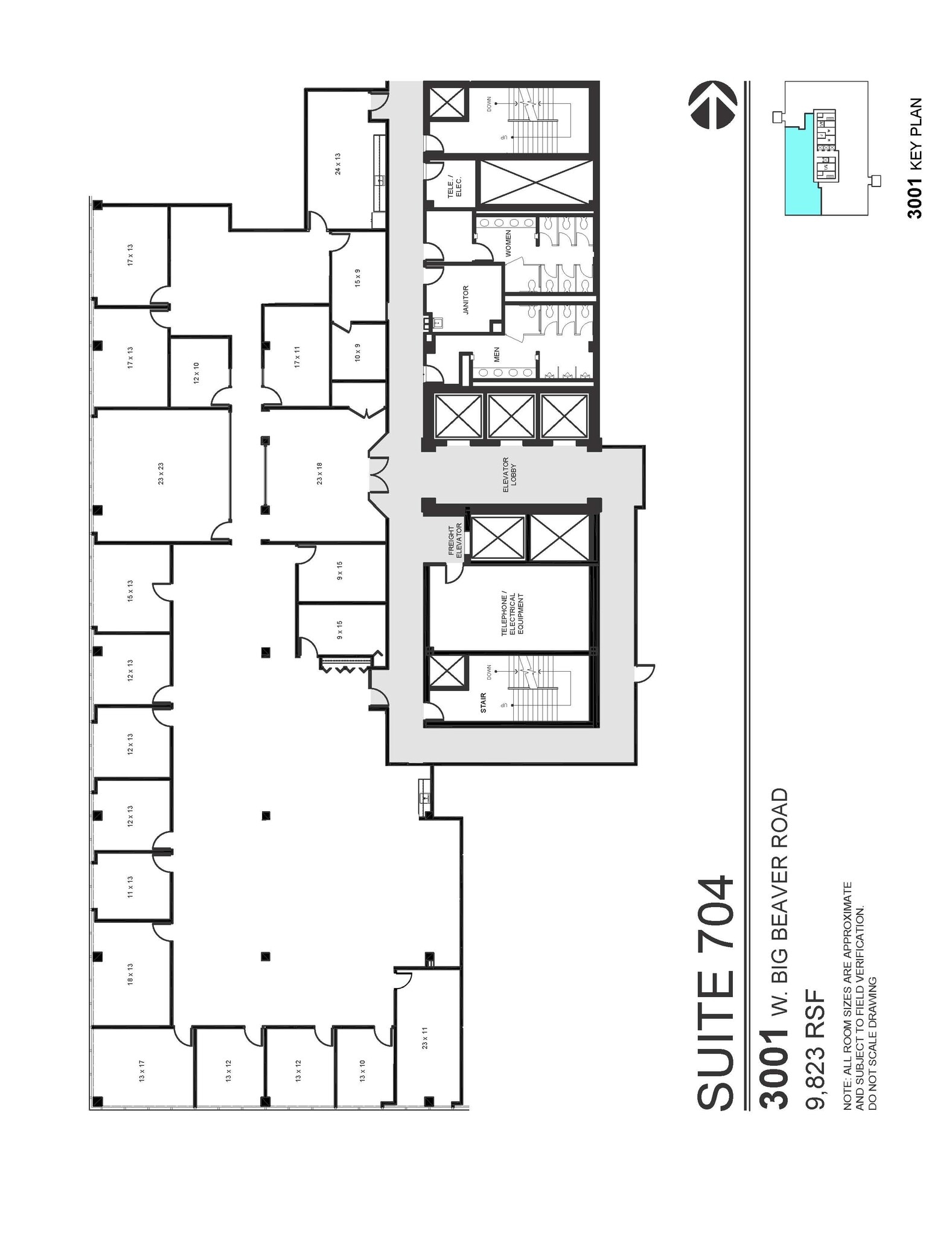 3155 W Big Beaver Rd, Troy, MI for lease Floor Plan- Image 1 of 1