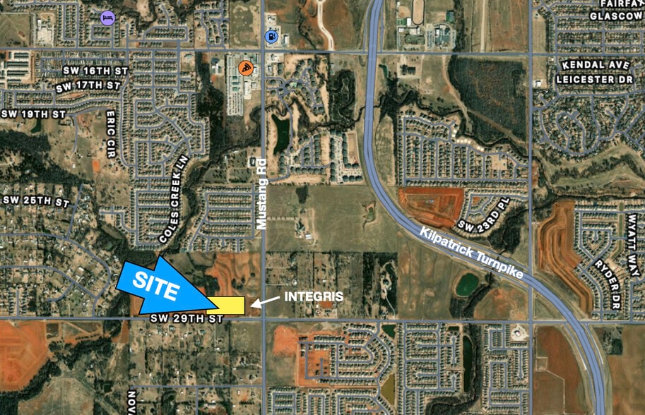 SW 29th, Yukon, OK for sale - Aerial - Image 2 of 2