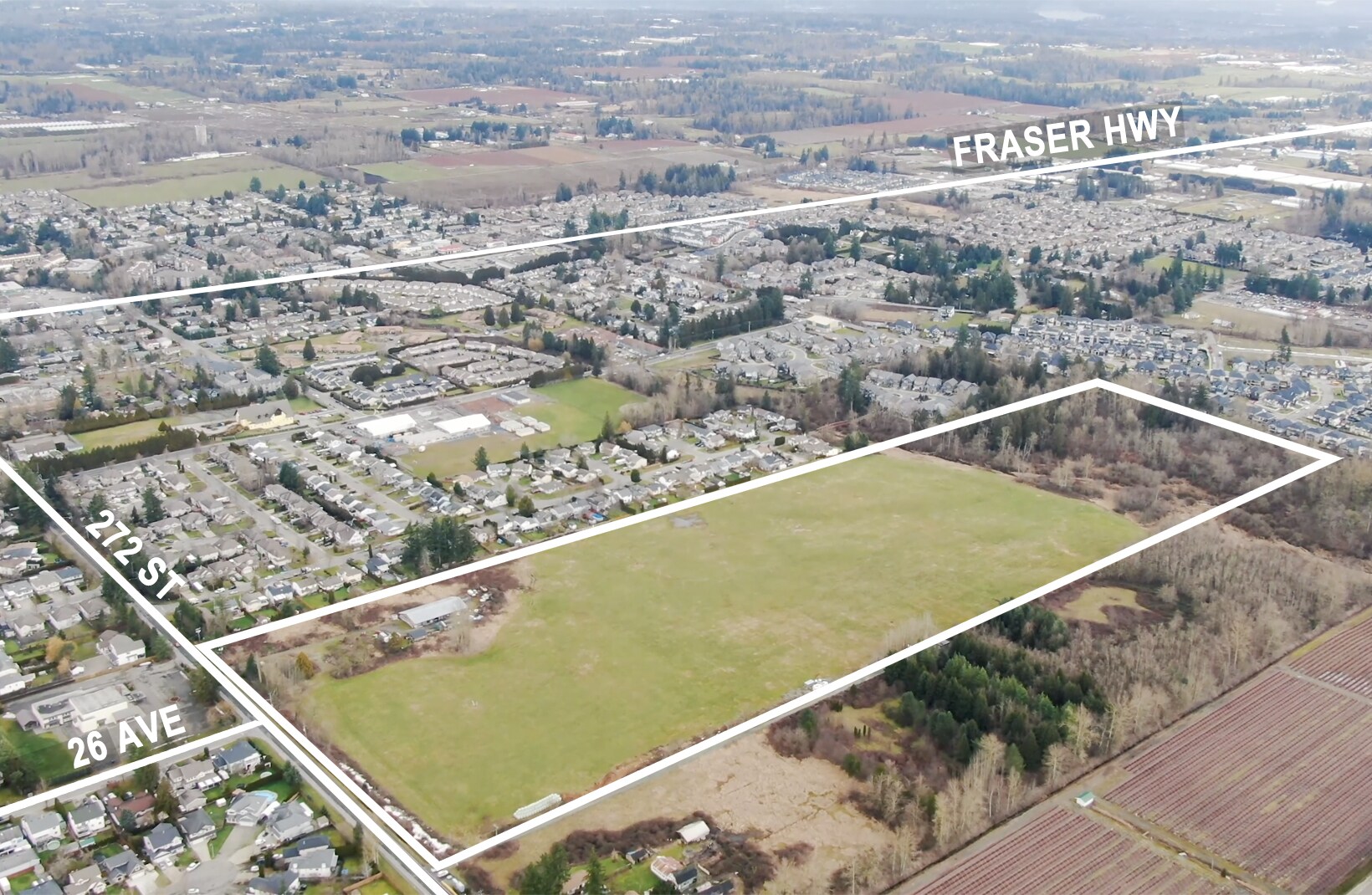 2620 272 St, Aldergrove, BC for sale Aerial- Image 1 of 4