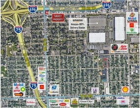 45-47 E 10 Mile Rd, Madison Heights, MI - AERIAL  map view - Image1