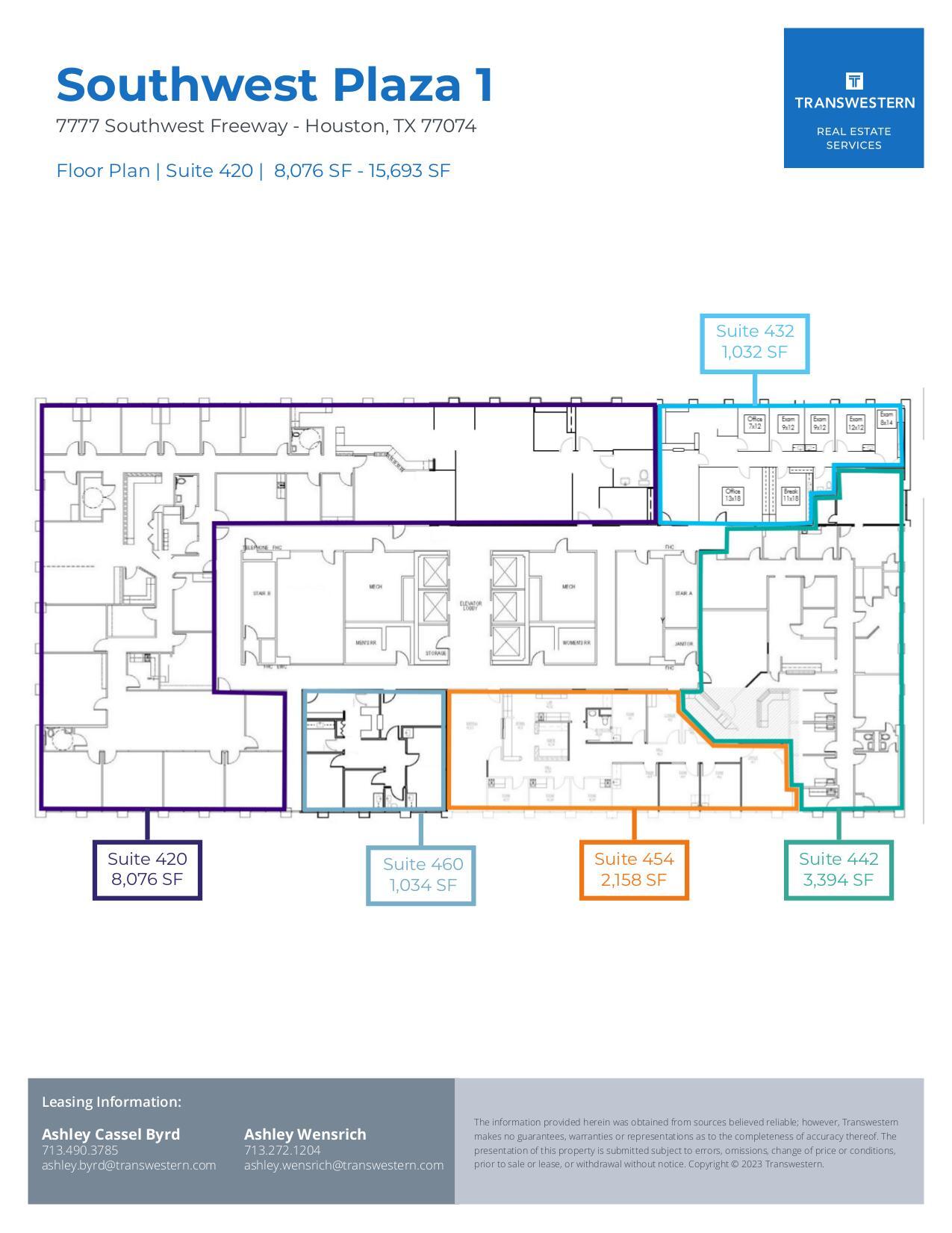 7737 Southwest Fwy, Houston, TX for lease Floor Plan- Image 1 of 1