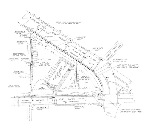576 Northside Dr NW, Atlanta, GA for sale Plat Map- Image 1 of 1