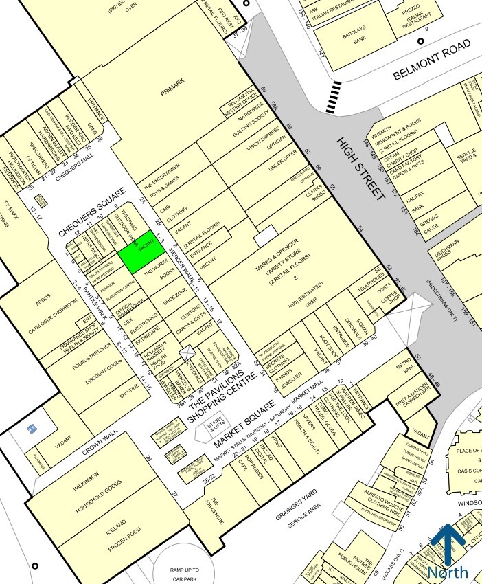 Chequers Sq, Uxbridge for lease Goad Map- Image 1 of 1