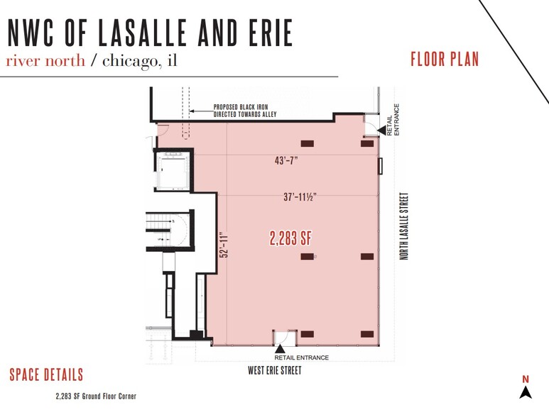 142 W Erie St, Chicago, IL for lease - Floor Plan - Image 2 of 2