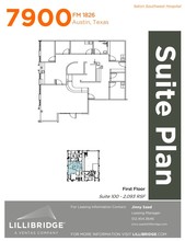 7900 FM 1826, Austin, TX for lease Floor Plan- Image 1 of 9