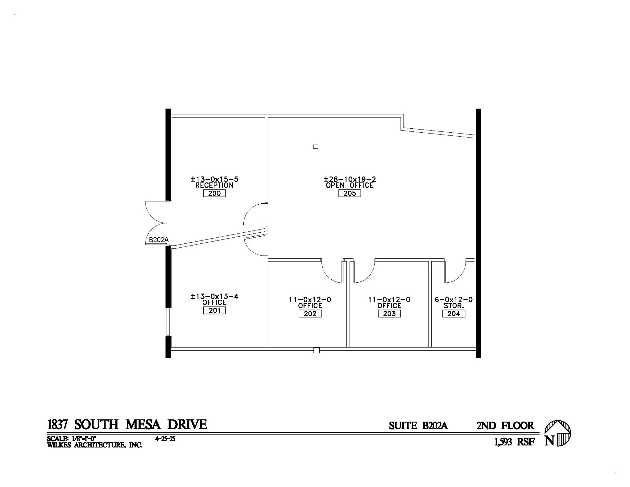 1837 S Mesa Dr, Mesa, AZ for lease Floor Plan- Image 1 of 5