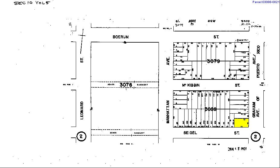 87 Graham Ave, Brooklyn, NY for sale - Plat Map - Image 1 of 1