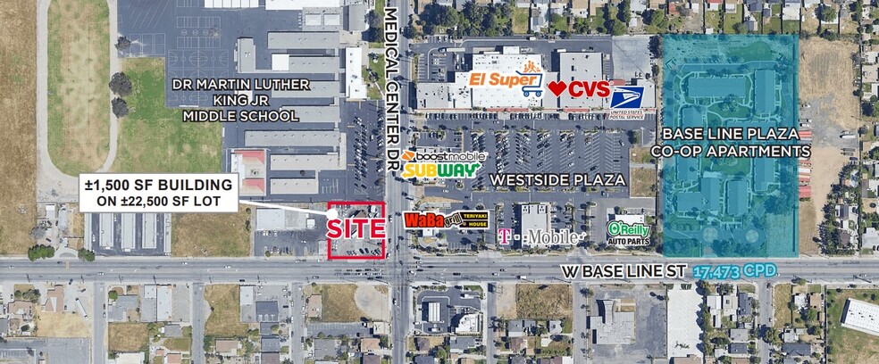 200 W Base Line St, San Bernardino, CA for lease - Aerial - Image 2 of 2