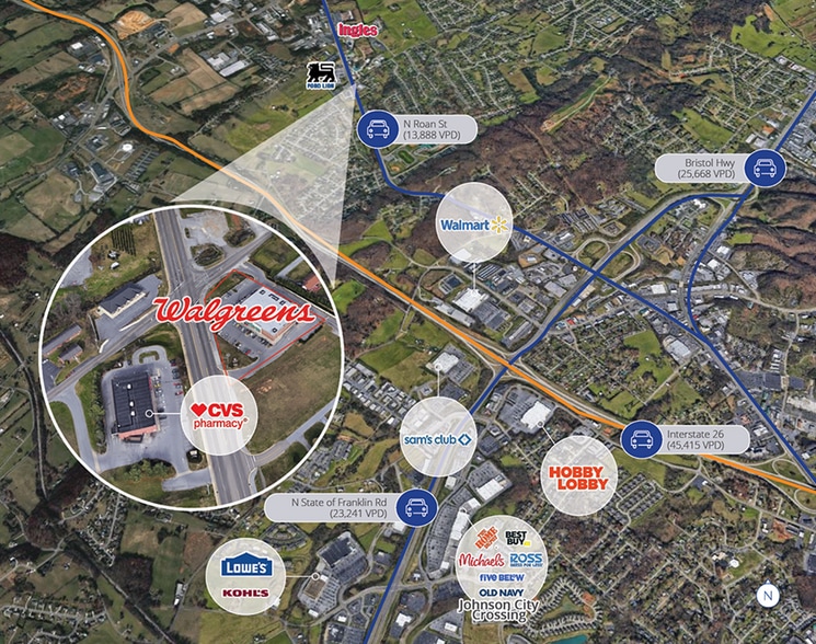 4210 N Roan St, Johnson City, TN for sale - Building Photo - Image 2 of 4