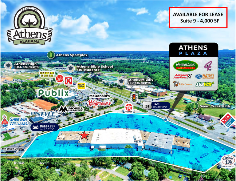 100 US Highway 31 S, Athens, AL for lease - Building Photo - Image 3 of 3