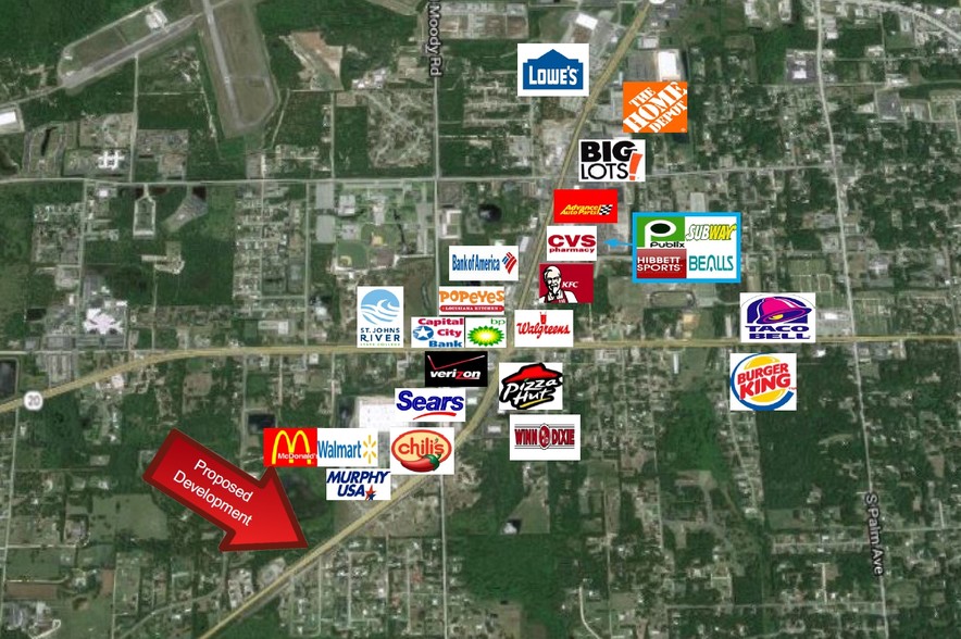 1040-1048 State Road 19 S, Palatka, FL for lease - Aerial - Image 2 of 4