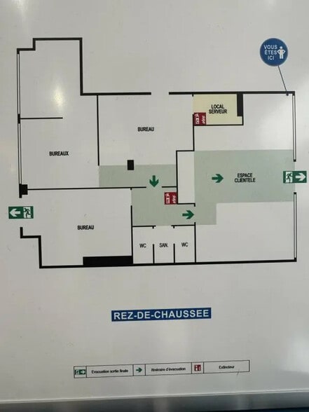 Retail in Levallois-Perret for lease - Floor Plan - Image 2 of 6