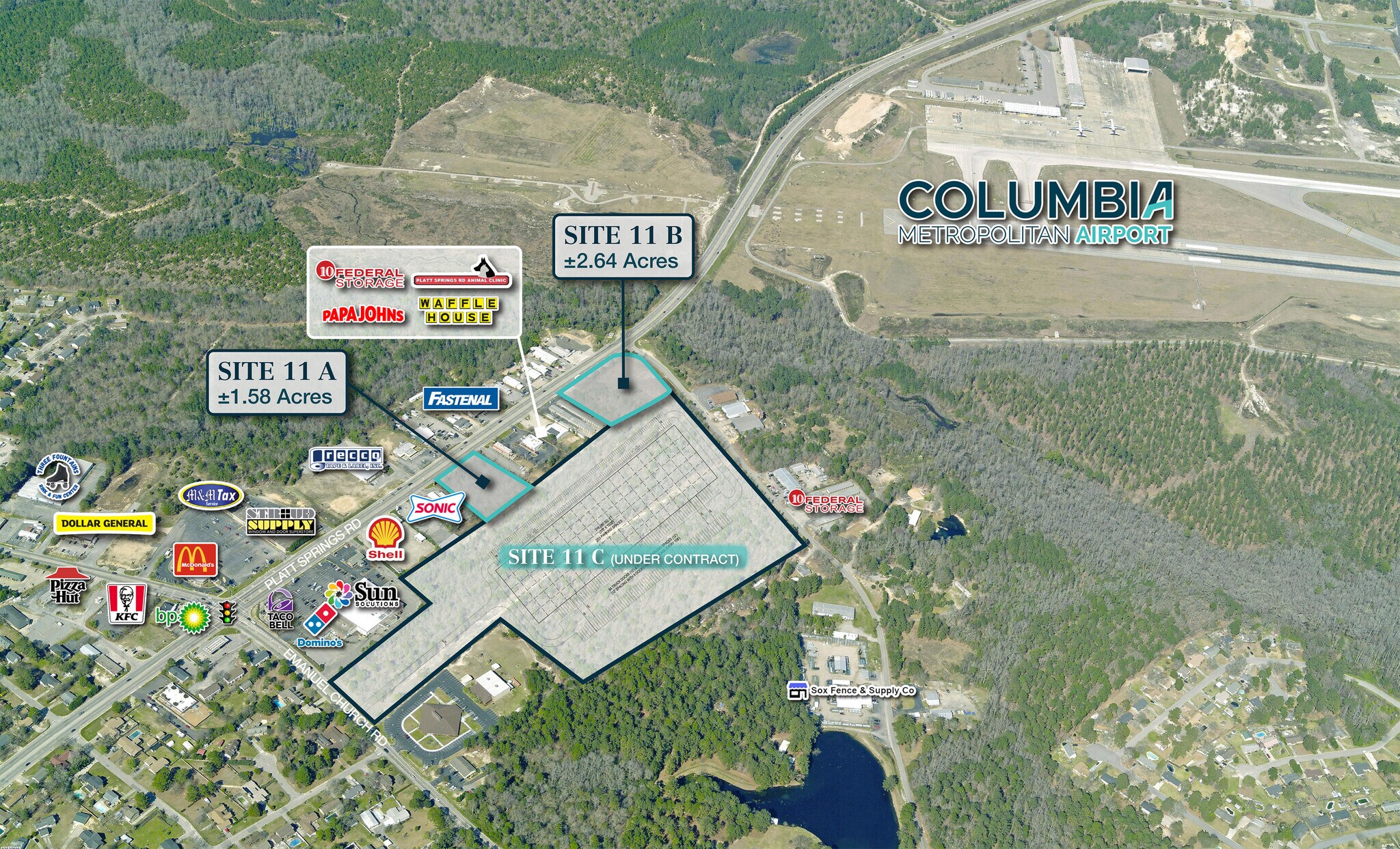 Platt Springs Rd West Parcel, West Columbia, SC for sale Building Photo- Image 1 of 5