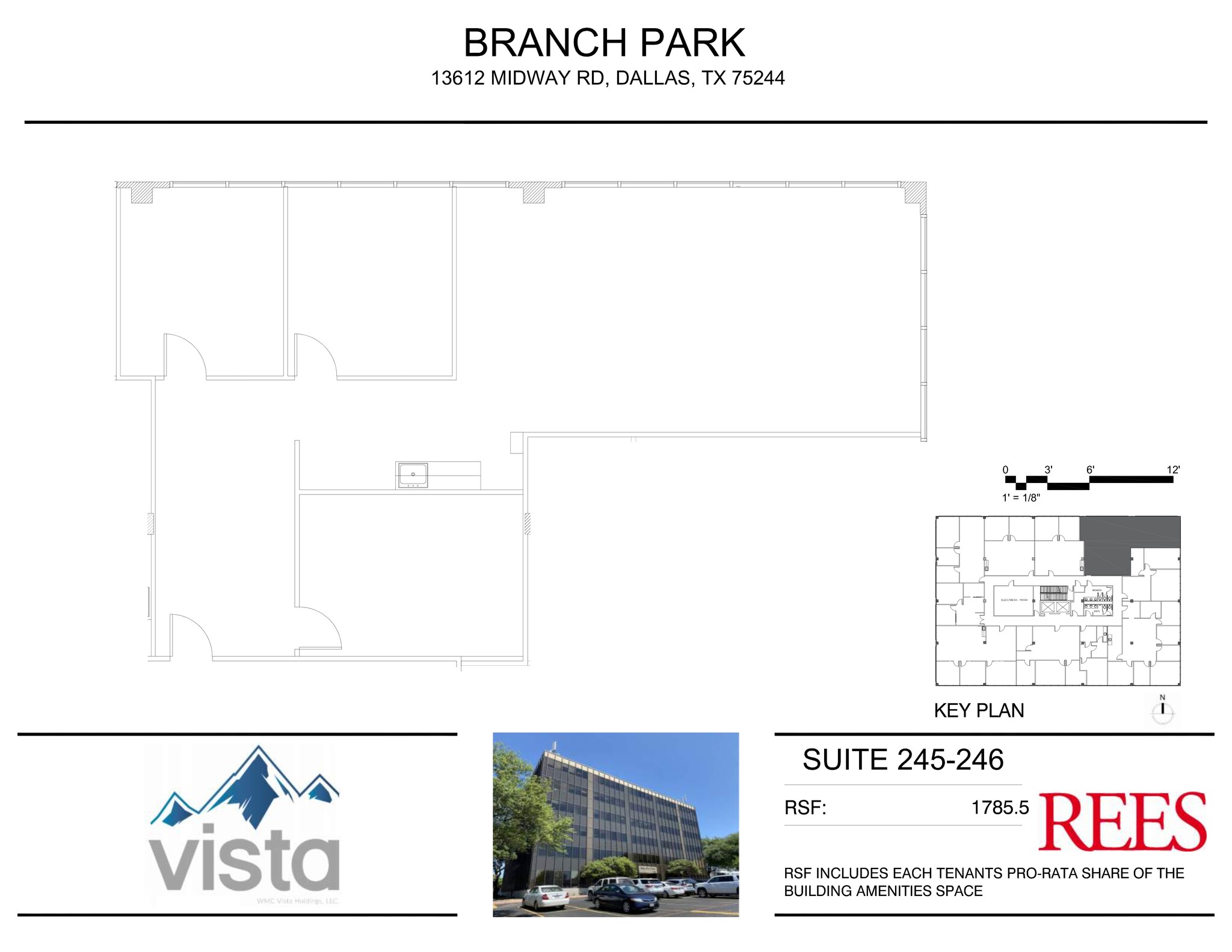 13740 Midway Rd, Farmers Branch, TX for lease Site Plan- Image 1 of 1