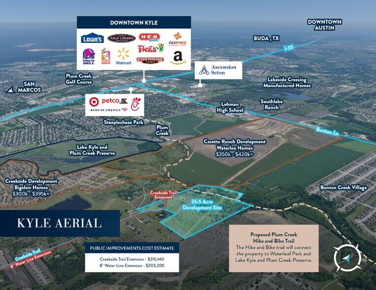 602 Creekside Trl, Kyle, TX for sale - Aerial - Image 1 of 1