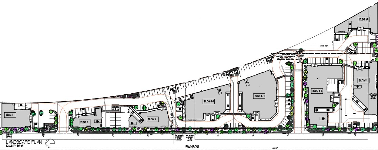 10710-10890 South Rainbow Blvd, Las Vegas, NV for lease Site Plan- Image 1 of 1