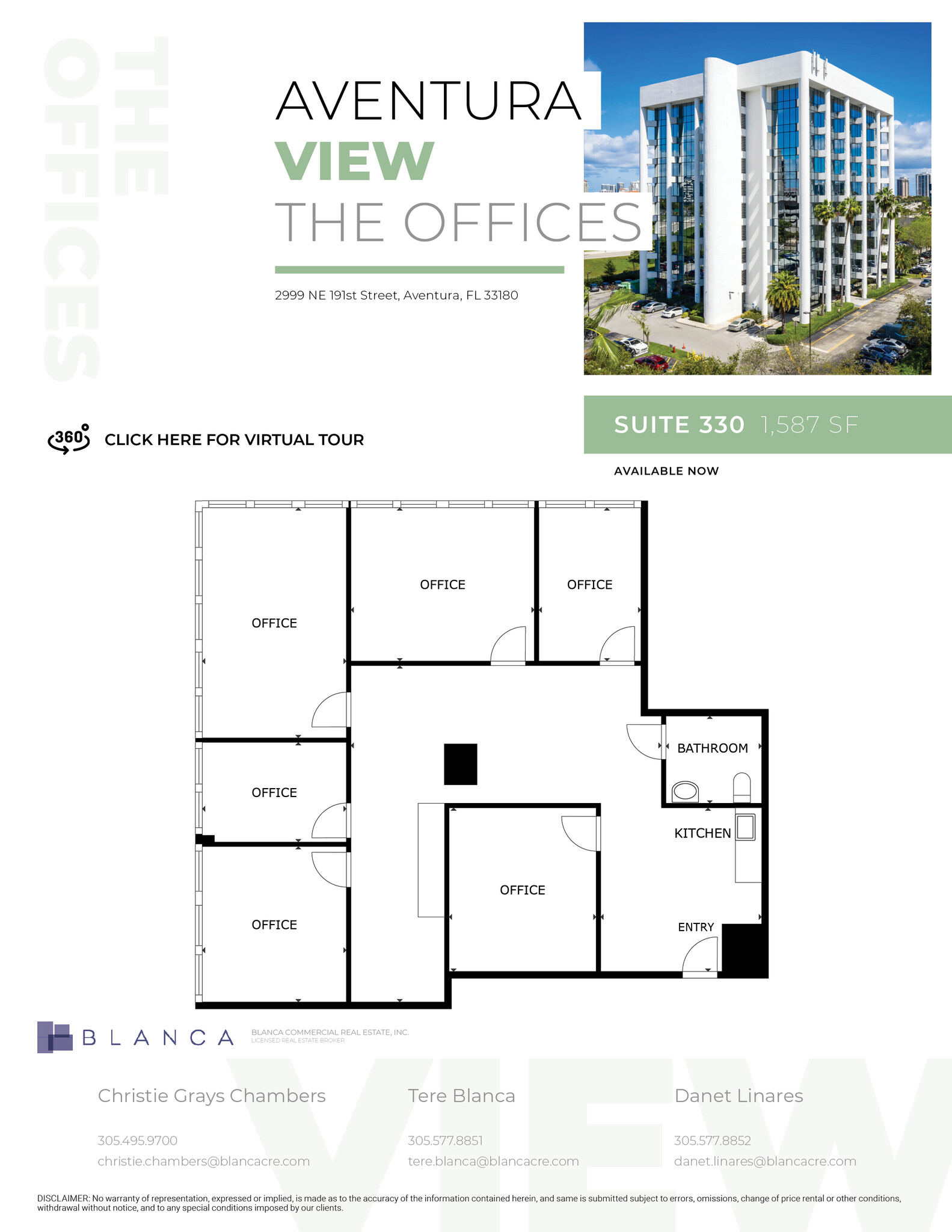 2999 NE 191st St, Aventura, FL for lease Floor Plan- Image 1 of 1