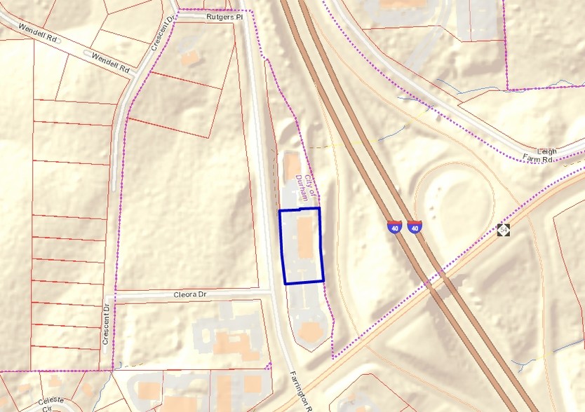 5915 Farrington Rd, Chapel Hill, NC for sale - Plat Map - Image 2 of 3